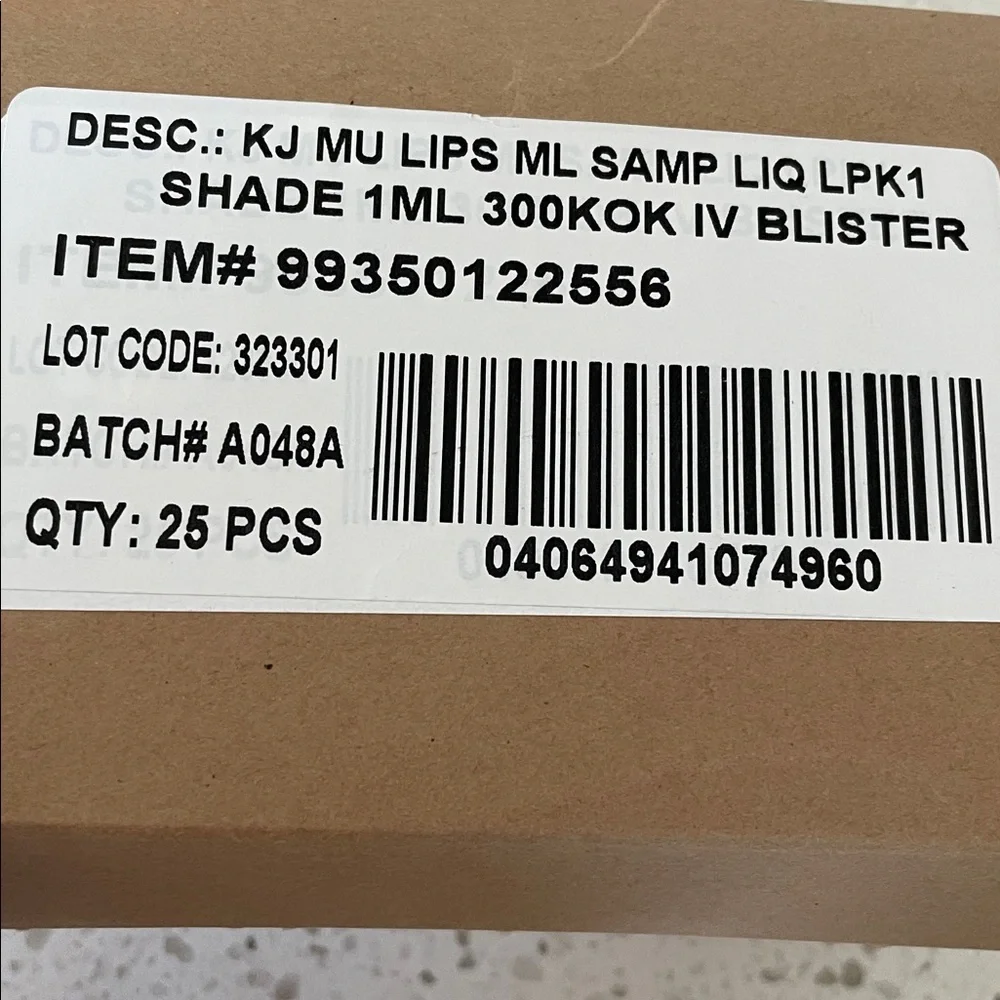 Kylie Cosmetics Koko K‎ 300 Matte Liquid Lipstick • 5 Sample Cards (New)